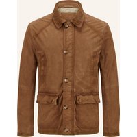 Milestone Milestone Lederjacke Msemil beige