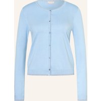 LIU JO Strickjacke Mit Glitzergarn blau