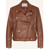 Essentiel Antwerp Essentiel Antwerp Bikerjacke Jup In Lederoptik braun