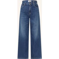 Replay Wide Leg Jeans Cary blau