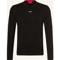 HUGO Pullover San Cassius schwarz