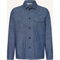 BOGLIOLI Boglioli Overshirt In Jeansoptik blau