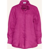 Marella Marella Leinenbluse Mlseditore Mit Abnehmbarer Schluppe pink