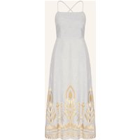 Greek Archaic Kori Greek Archaic Kori Strandkleid Feather Aus Leinen Mit Glitzergarn grau