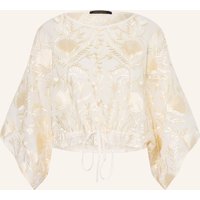 Greek Archaic Kori Greek Archaic Kori Cropped-Blusenshirt Blossom weiss