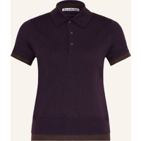 Acne Studios Strick-Poloshirt lila