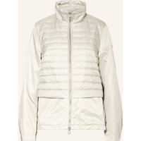DUNO Duno Daunenjacke Nami Im Materialmix weiss