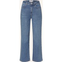 comma Wide Leg Jeans Anna blau