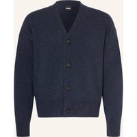 Boss Strickjacke Ucone blau