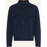 Boss Strickjacke Uttoni blau