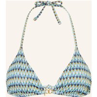 BANANA MOON COUTURE Banana Moon Couture Triangel-Bikini-Top Jotrao Nerea Mit Glitzergarn gruen