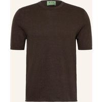 FTC CASHMERE Strickshirt braun