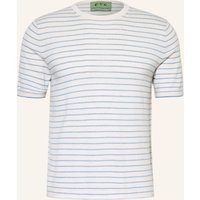 FTC CASHMERE Strickshirt blau