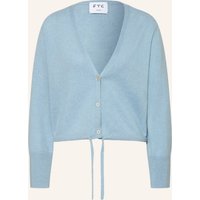 FTC CASHMERE Strickjacke Aus Cashmere blau