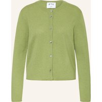 FTC CASHMERE Strickjacke Aus Cashmere gruen