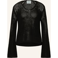 FTC CASHMERE Pullover Mit Cashmere schwarz