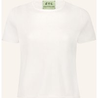 FTC CASHMERE Strickshirt weiss