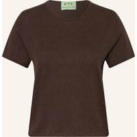 FTC CASHMERE Strickshirt braun