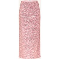 RIANI Riani Mesh-Rock Mit Pailletten rosa