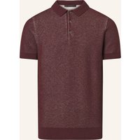 windsor. Strick-Poloshirt Cashmilo rot