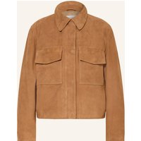 IQ STUDIO Iq Studio Lederjacke braun