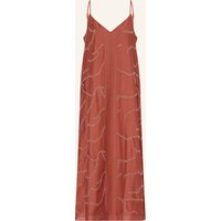 Marc Cain Kleid Mit Schmuckperlen rot
