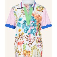 HERZENS Herzens Poloshirt Aus Seide blau