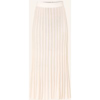 HEMISPHERE Hemisphere Faltenrock Aus Merinowolle beige