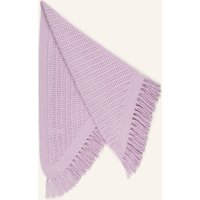 HEMISPHERE Hemisphere Dreieckstuch Mit Cashmere lila