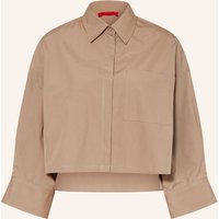 MAX & Co. Max & Co. Hemdbluse Veloce Mit 3/4-Arm braun