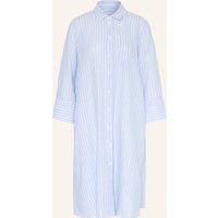 ROBERT FRIEDMAN Robert Friedman Hemdblusenkleid Aus Leinen Mit 3/4-Arm blau