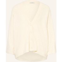 American vintage Strickjacke Damsville Mit 3/4-Arm weiss