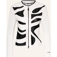 Sportalm Sportalm Jacke Im Materialmix weiss