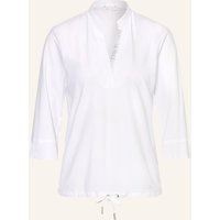 Sportalm Sportalm Blusenshirt Mit 3/4-Arm Und Schmucksteinen weiss
