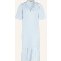 MOS MOSH Mos Mosh Kleid Mmaura Mit Rüschen blau