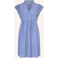 MOS MOSH Mos Mosh Kleid Mmwaldy Mit Rüschen blau
