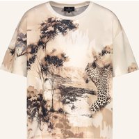 monari Monari T-Shirt Mit Schmucksteinen beige