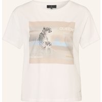 monari Monari T-Shirt Mit Schmucksteinen weiss