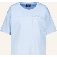 monari Monari T-Shirt Mit Schmucksteinen blau