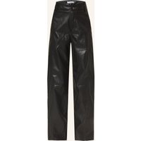 co'couture Co'couture Hose Gittcc In Lederoptik schwarz