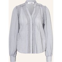 co'couture Co'couture Bluse Kesicc Mit Lochspitze blau