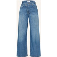 CAMBIO Wide Leg Jeans blau