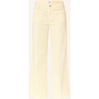 CAMBIO Wide Leg Jeans Tess gelb