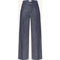 CAMBIO Wide Leg Jeans Aimee blau