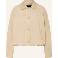 someday Someday Blouson Nayomi In Lederoptik beige