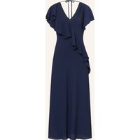 Phase Eight Phase Eight Kleid Mit Volants Cosette blau