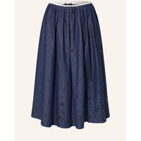 Maje Maje Jeansrock Mit Pailletten blau
