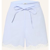 sandro Shorts Mit Spitze blau