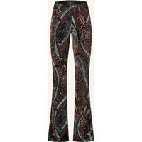 ETRO Etro Bootcut-Hose Aus Samt rot