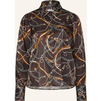 ROBERT FRIEDMAN Robert Friedman Hemdbluse Sandy Mit Seide braun